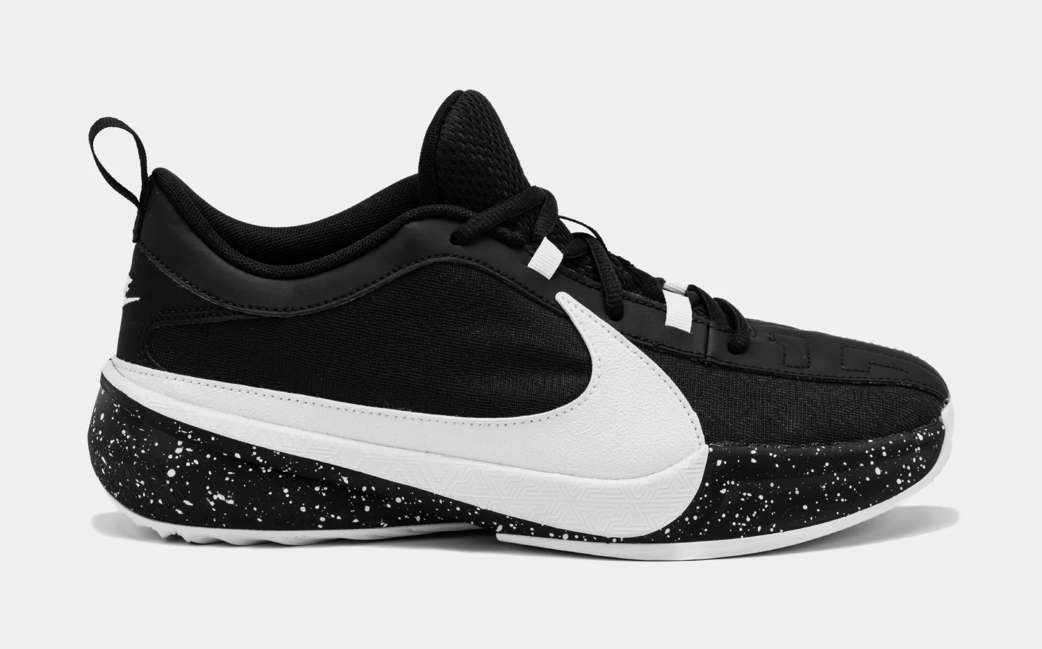 Nike Zoom Freak 5 Grade School Basketball Shoes (Black/White)