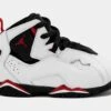 Jordan True Flight Infant Toddler Lifestyle Shoes (White/Red)