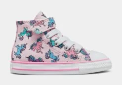 Converse Chuck Taylor All Star Easy On Unicorns Infant Toddler Lifestyle Shoes (Pink)