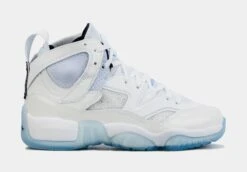 Jordan Jumpman Two Trey Grade School Basketball Shoes (White/Blue)