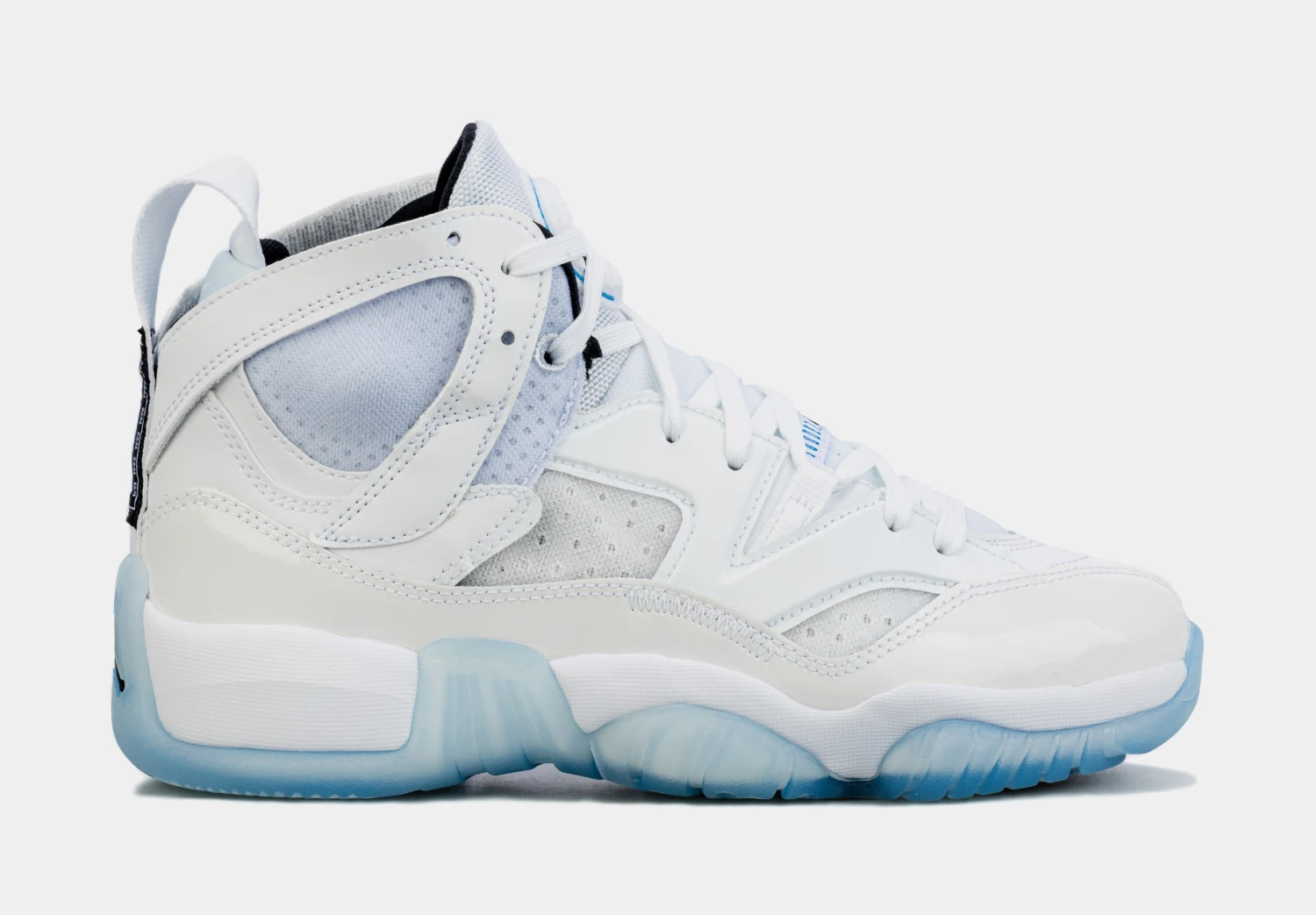 Jordan Jumpman Two Trey Grade School Basketball Shoes (White/Blue)