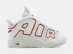 Nike Air More Uptempo 96 Renowned Rhythm Toddler Lifestyle Shoe (White/Red)