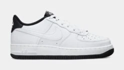 Nike Air Force 1 Grade School Lifestyle Shoes (White/Black)