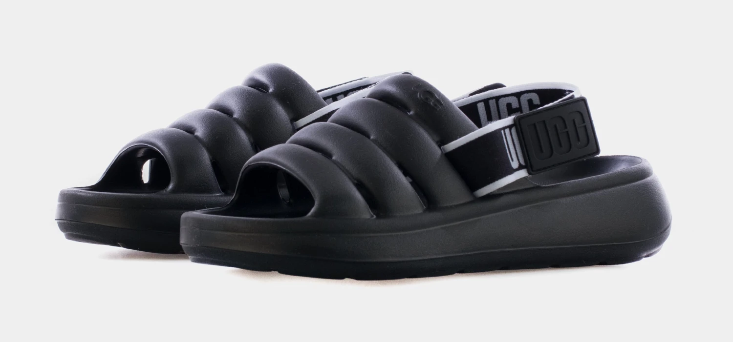 Ugg Sport Yeah Grade School Sandals (Black) - Image 4