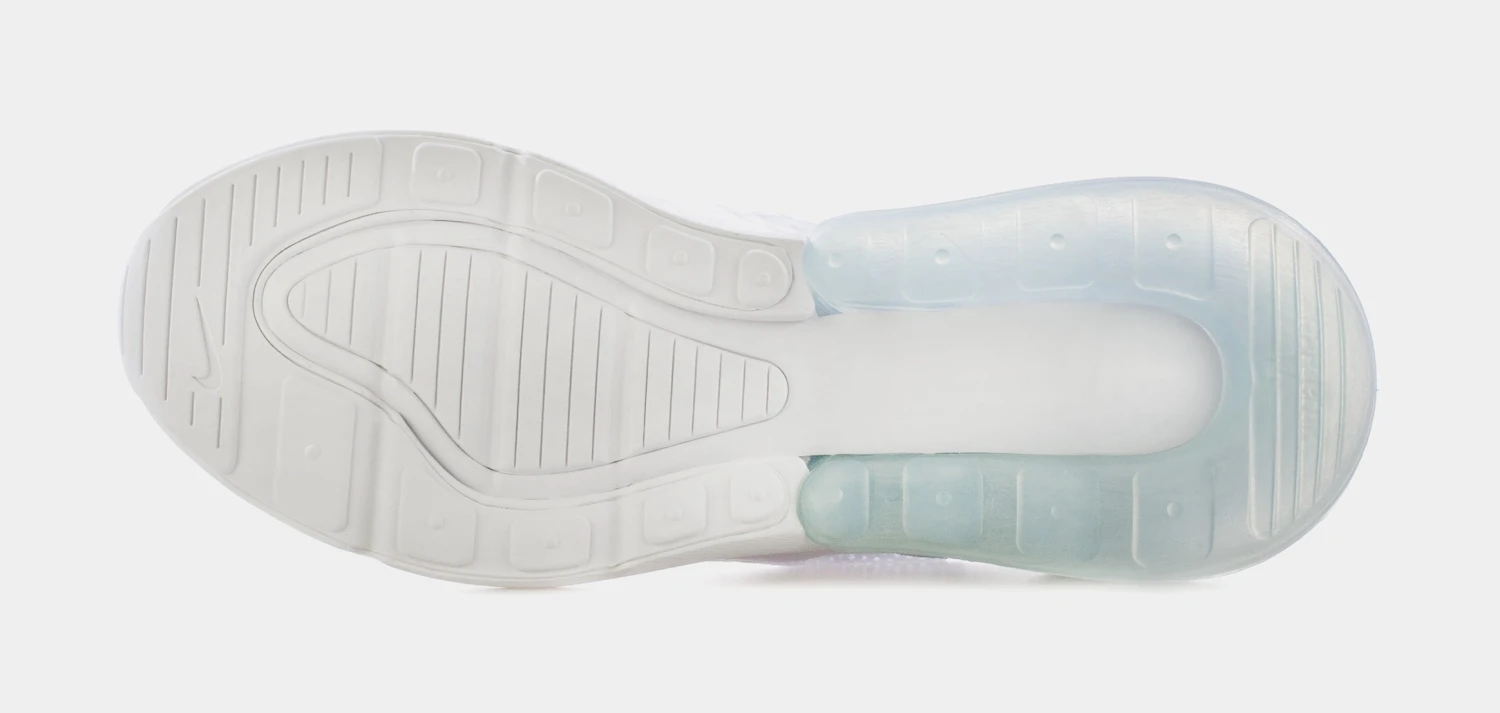 Nike Air Max 270 Grade School Lifestyle Shoes (White) - Image 3
