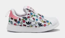 ADIDAS Hello Kitty Superstar 360 Infant Toddler Lifestyle Shoes (White)