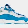 Jordan 6 Rings Bleached Denim Grade School Lifestyle Shoes (Blue/White)