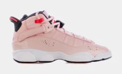 Jordan 6 Rings Atmosphere Grade School Lifestyle Shoes (Pink)