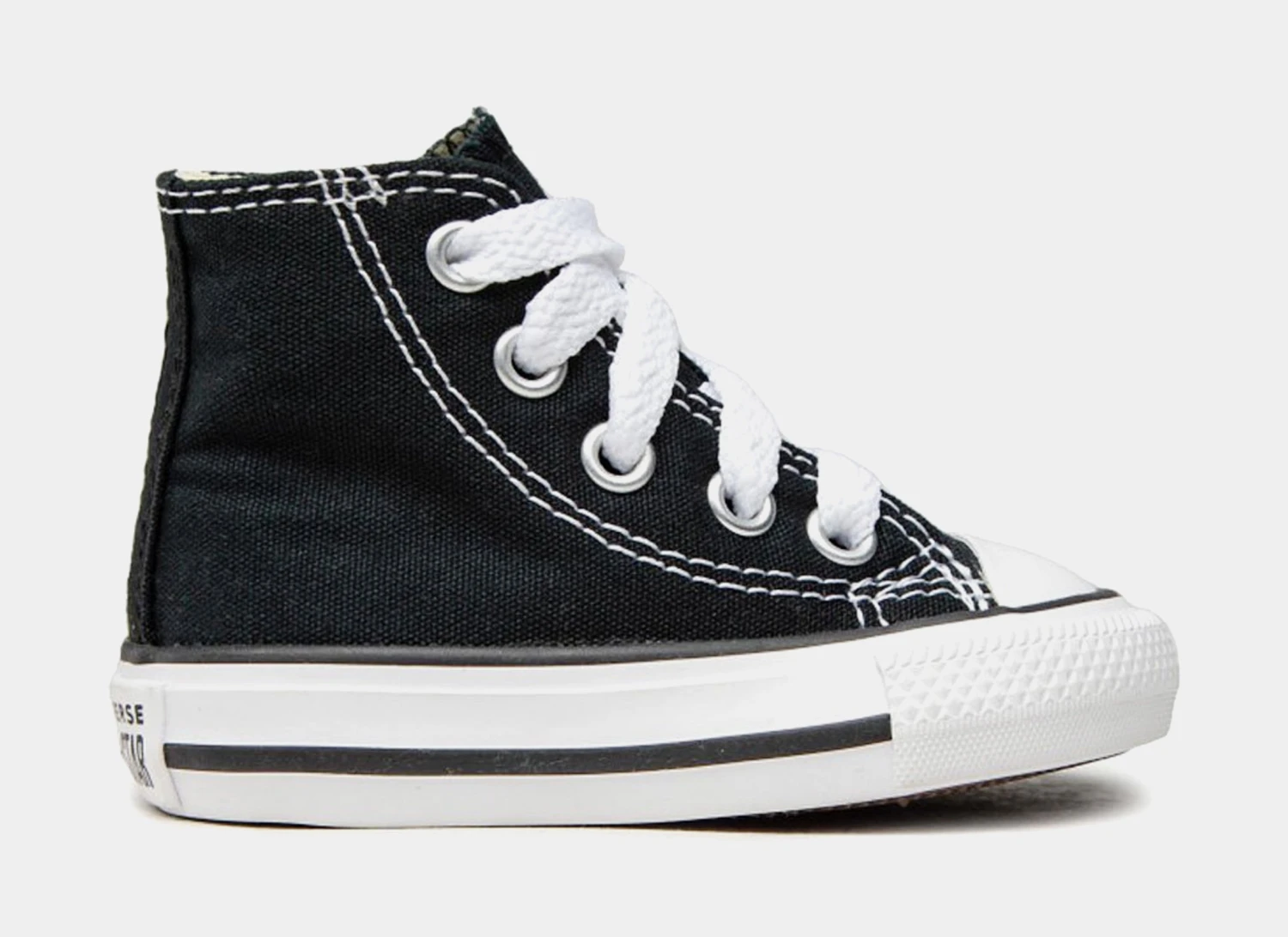 Converse Chuck Taylor All Star High Infant Toddler Lifestyle Shoes (Black/White)