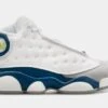 Air Jordan 13 Retro French Blue Preschool Lifestyle Shoes (White/Blue) Free Shipping