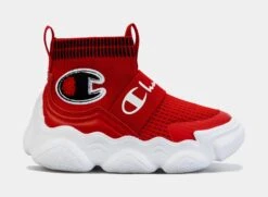 Champion Meloso Rally Pro Infant Toddler Lifestyle Shoes (Red)