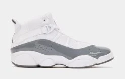 Jordan 6 Rings Preschool Basketball Shoes (Grey/White)