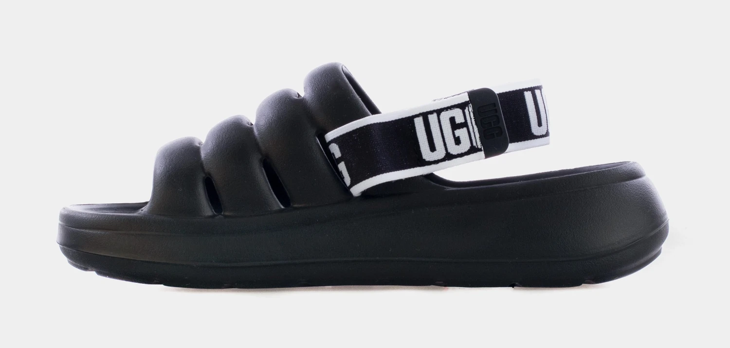 Ugg Sport Yeah Grade School Sandals (Black) - Image 2