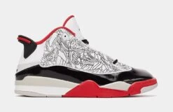 Jordan Jumpman Dub Zero Preschool Basketball Shoes (White/Red)