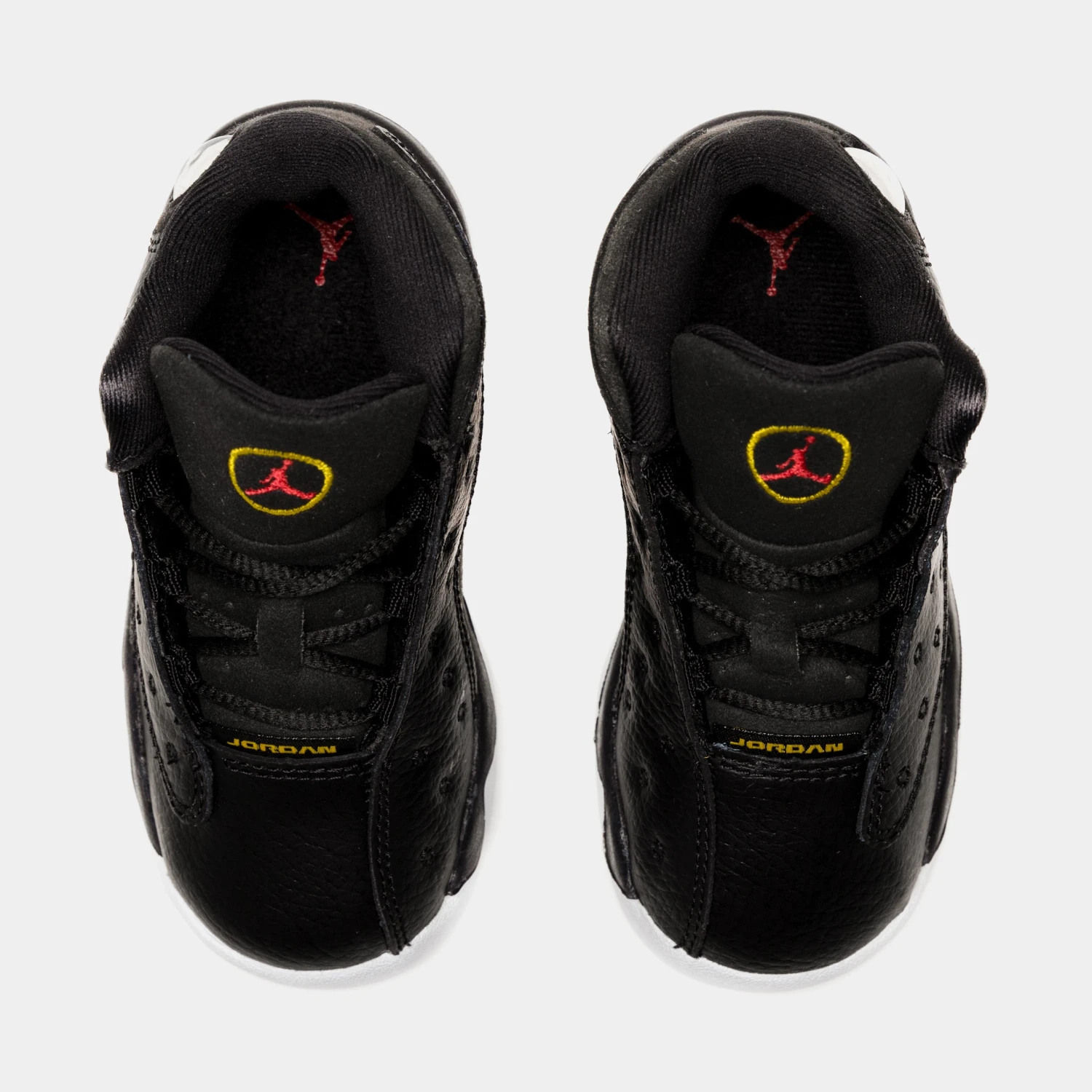 Air Jordan 13 Retro Playoffs Infant Toddler Lifestyle Shoes (Black/White) Free Shipping - Image 5