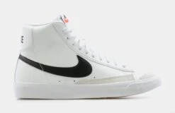 Nike Blazer Mid 77 Grade School Lifestyle Shoe (White)