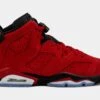 Air Jordan 6 Retro Toro Bravo Grade School Lifestyle Shoes (Red/Black) Free Shipping