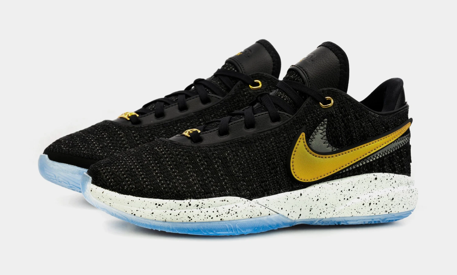 Nike Lebron 20 Grade School Basketball Shoes (Black/Gold) - Image 4