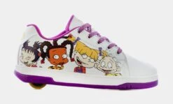 Heelys Rugrats Pro 20 Grade School Lifestyle Shoes (White/Purple)