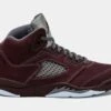 Air Jordan 5 Retro SE Burgundy Preschool Lifestyle Shoes (Burgundy)