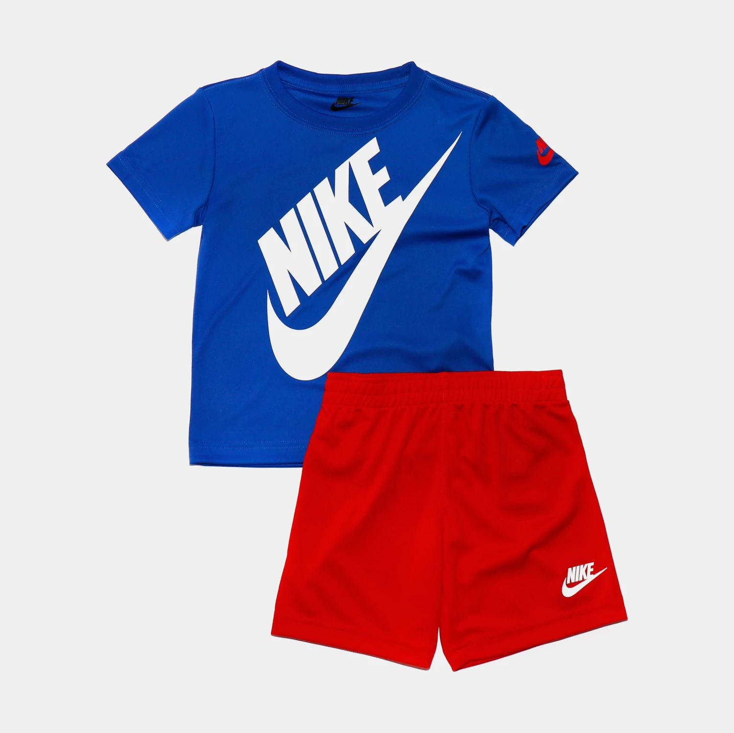 Nike Futura Short Set Infant Toddler Set (Red/Blue)