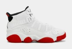 Jordan 6 Rings Preschool Basketball Shoes (Red/White)