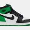 Air Jordan 1 Retro High OG Lucky Green Grade School Lifestyle Shoes (Green/Black)
