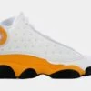 Air Jordan 13 Retro Del Sol Grade School Lifestyle Shoes (White/Yellow)