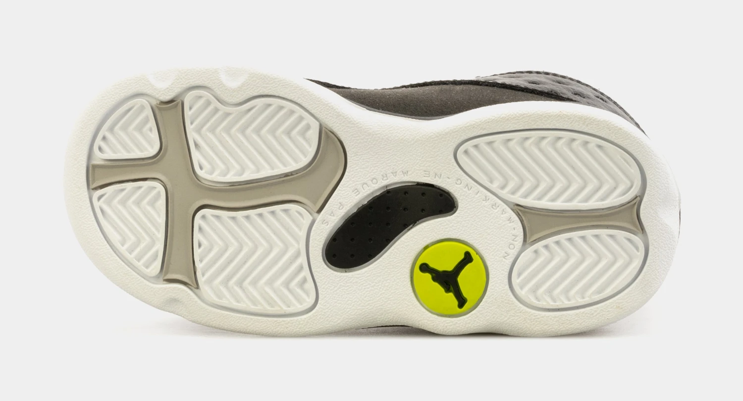 Air Jordan 13 Retro Playoffs Infant Toddler Lifestyle Shoes (Black/White) Free Shipping - Image 3