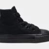 Converse Chuck Taylor All Star HI Infant Toddler Lifestyle Shoes (Black)