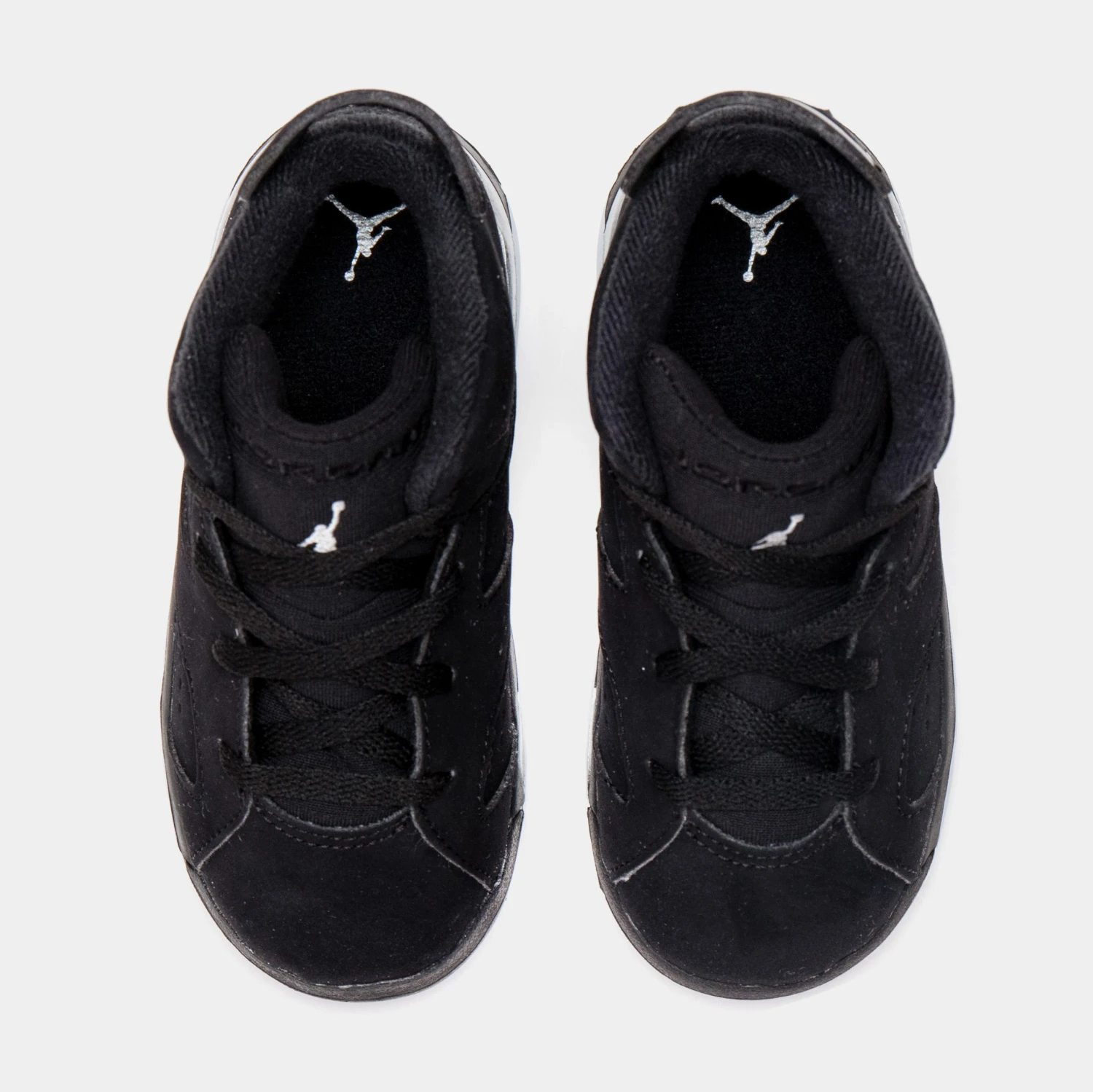 Air Jordan 6 Black Metallic Infant Toddler Lifestyle Shoes (Black) Free Shipping - Image 5