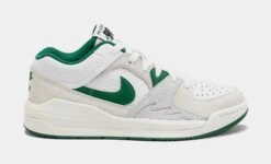 Jordan Stadium 90 Grade School Lifestyle Shoes (White/Green)