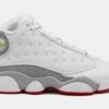Air Jordan 13 Retro Wolf Grey Preschool Lifestyle Shoes (White/Grey) Free Shipping