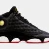 Air Jordan 13 Retro Playoffs Grade School Lifestyle Shoes (Black/Red) Free Shipping