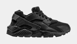 Nike Huarache Run Grade School Running Shoes (Black)
