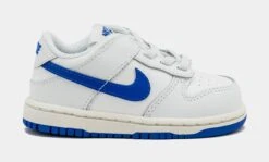 Nike Dunk Low Hyper Royal Infant Toddler Lifestyle Shoes (Summit White/Hyper Royal)