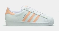 ADIDAS Superstar Grade School Lifestyle Shoe (White/Pink)