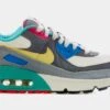 Nike Air Max 90 Air Sprung Grade School Lifestyle Shoes (Grey/Multi)