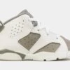 Air Jordan 6 Retro Cool Grey Infant Toddler Lifestyle Shoes (White/Grey)