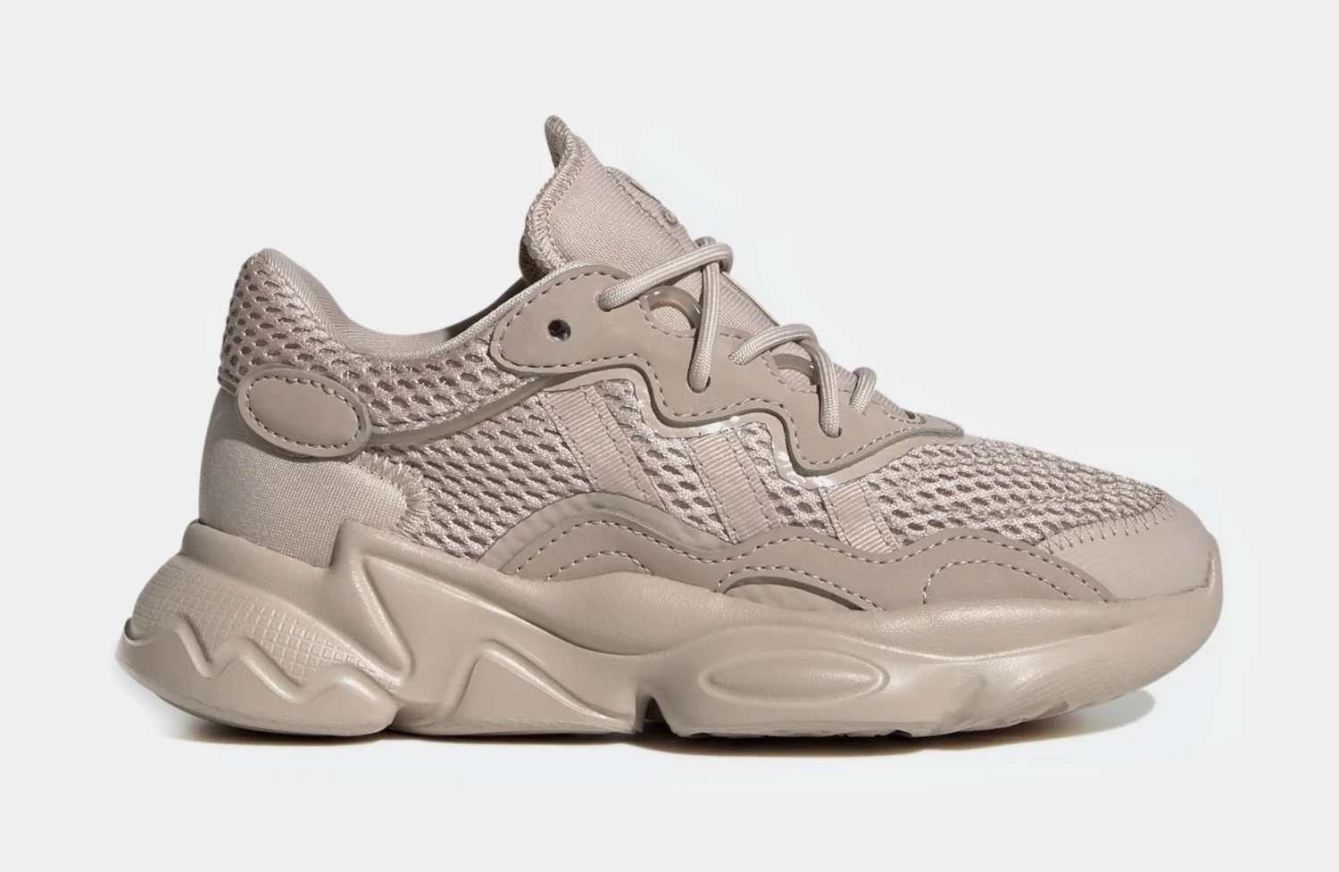ADIDAS Ozweego Preschool Lifestyle Shoes (Beige)
