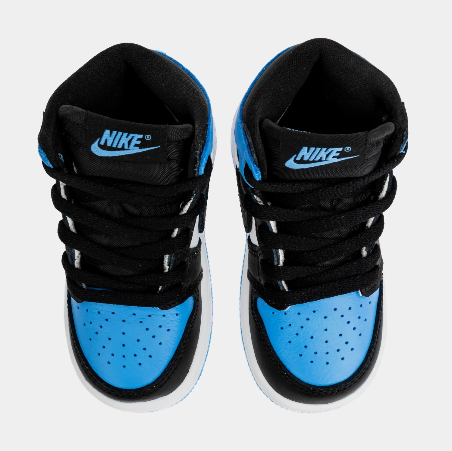 Air Jordan 1 Retro High OG University Blue Infant Toddler Lifestyle Shoes (Black/Blue) - Image 5