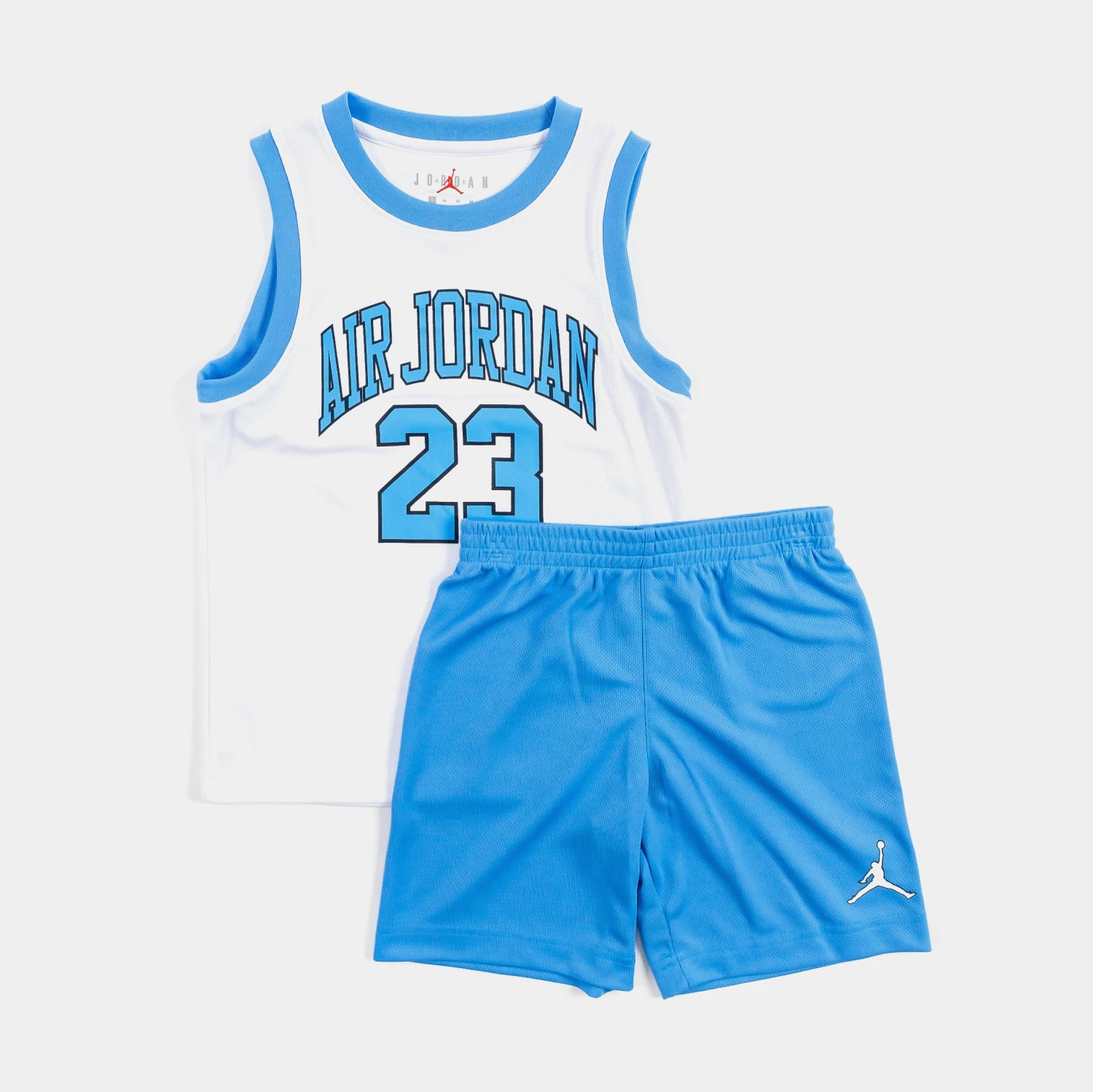 Jordan DNA Muscle Tank And Short Preschool Set (Blue/White)