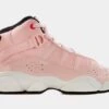 Jordan 6 Rings Atmosphere Preschool Lifestyle Shoes (Pink)
