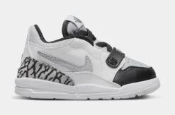 Jordan Legacy 312 Low Infant Toddler Basketball Shoes (White/Black)
