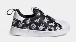 ADIDAS Disney Superstar 360 Infant Toddler Lifestyle Shoes (Black)