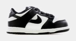 Nike Dunk Low Retro Infant Toddler Lifestyle Shoe (White/Black) Free Shipping