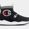 Champion Rally Pro Preschool Lifestyle Shoes (Black/White)