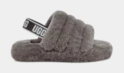 Ugg Fluff Yeah Grade School Sandals (Grey)