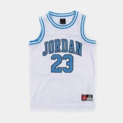 Jordan 23 Tank Grade School Short Sleeve Shirt (White/Blue)