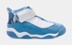 Jordan 6 Rings Infant Toddler Basketball Shoes (Blue)